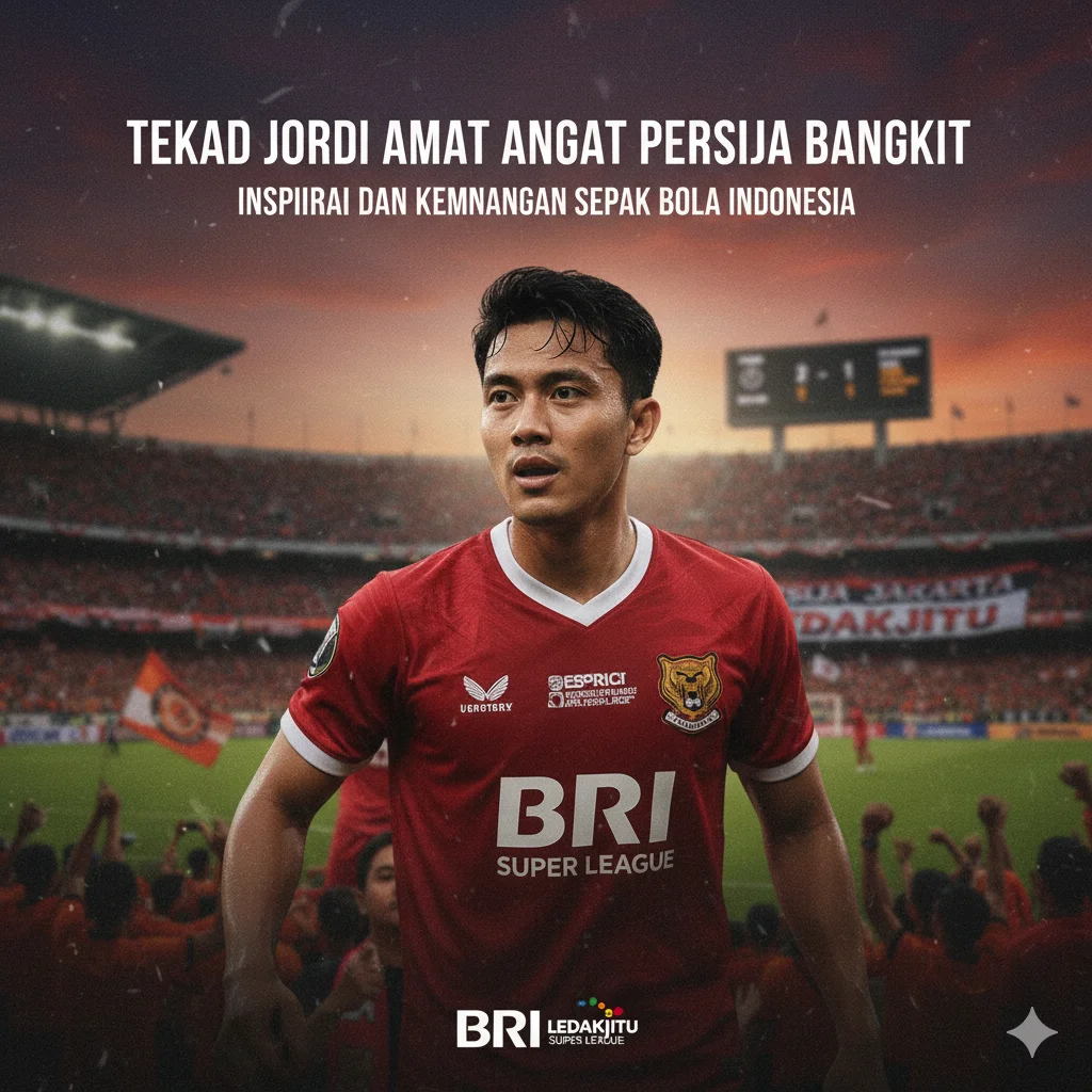Tekad Jordi Amat Angkat Persija Jakarta Bangkit Usai Kekalahan Perdana di BRI Super League